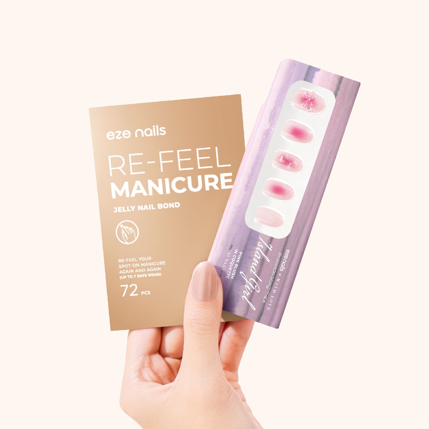 Re-feel Manicure Jelly Bond (Lem Kuku Tangan Pemakaian Ulang)