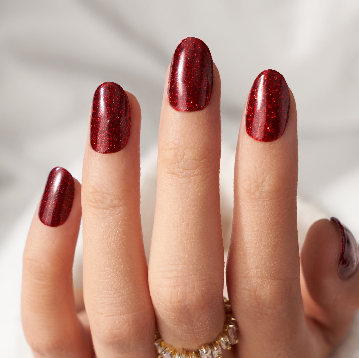 Be My Fortune In Red Glitter