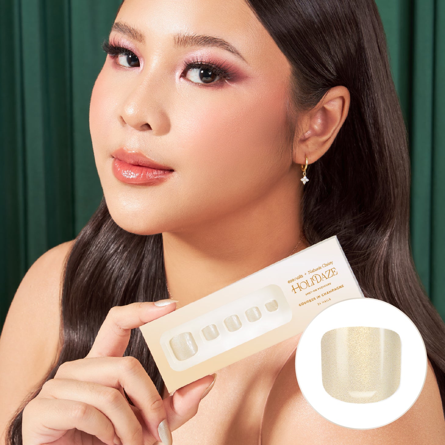 Goddess In Champagne (Toe Nails)