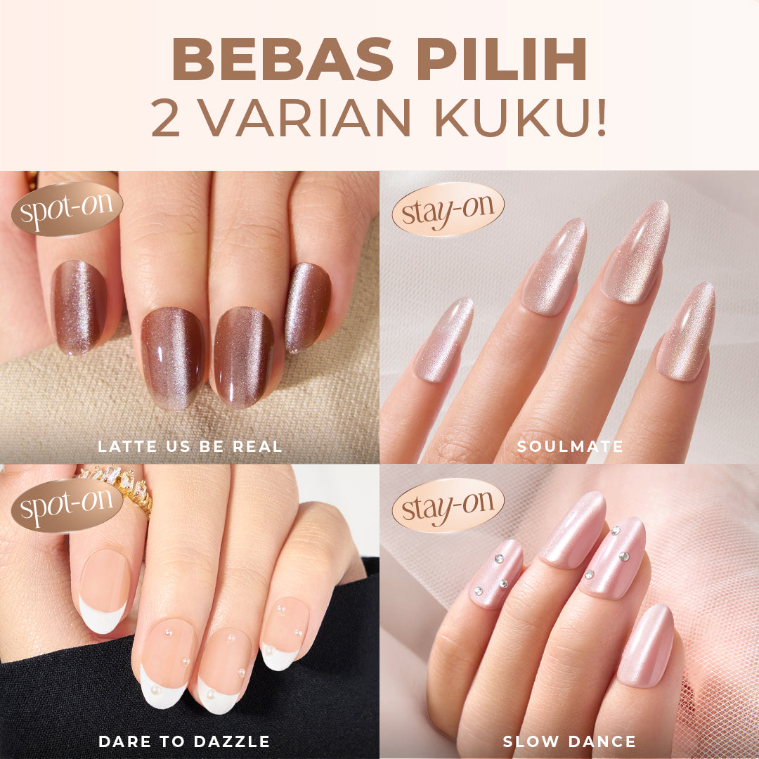 [BUY 1 GET 1] - Eze Nails Prewed Versatile Nails