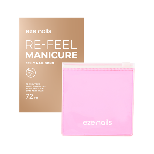 Re-feel Manicure Jelly Bond + Nail Tips Pouch