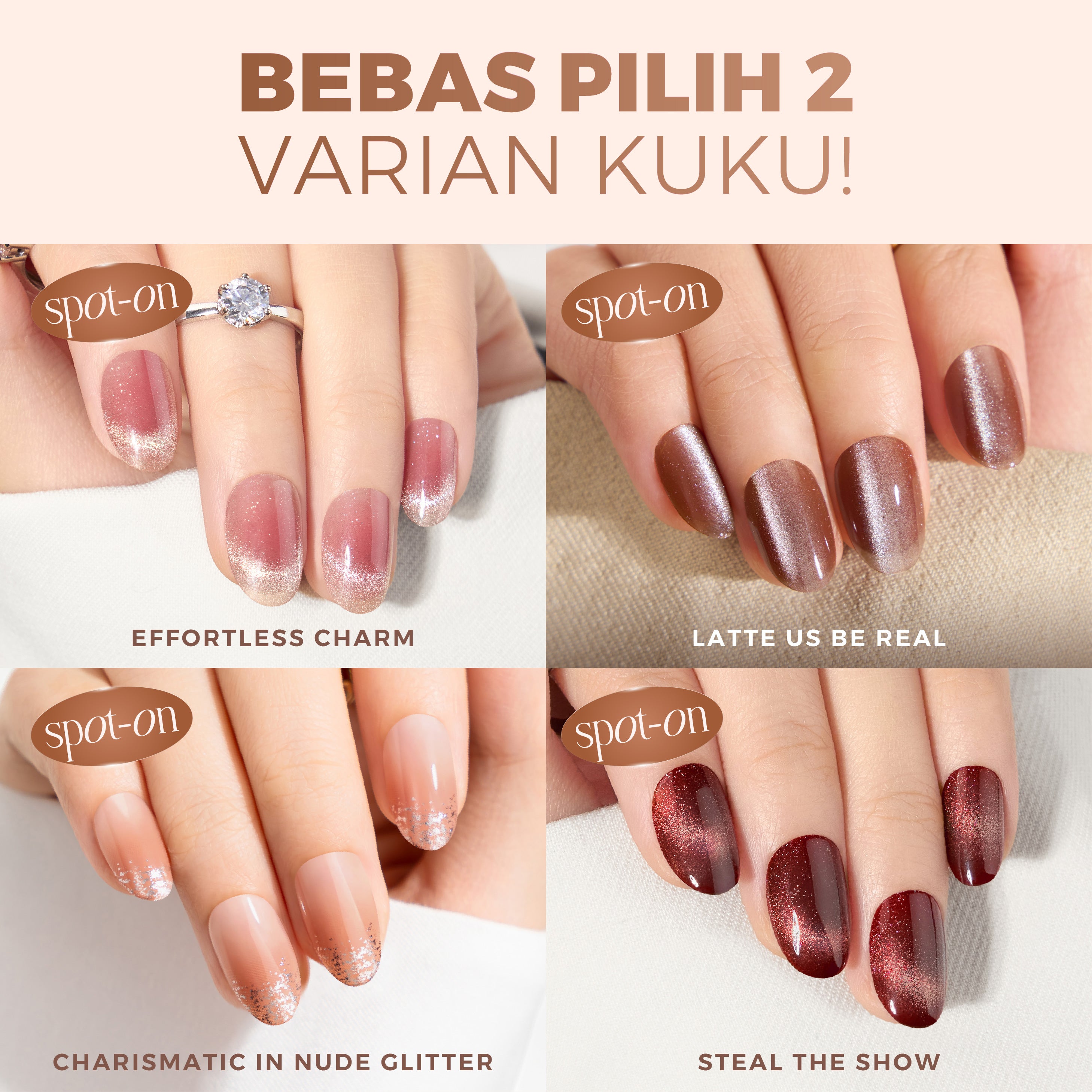 [BUY 1 GET 1] - Eze Nails Cat Eye Nails Series