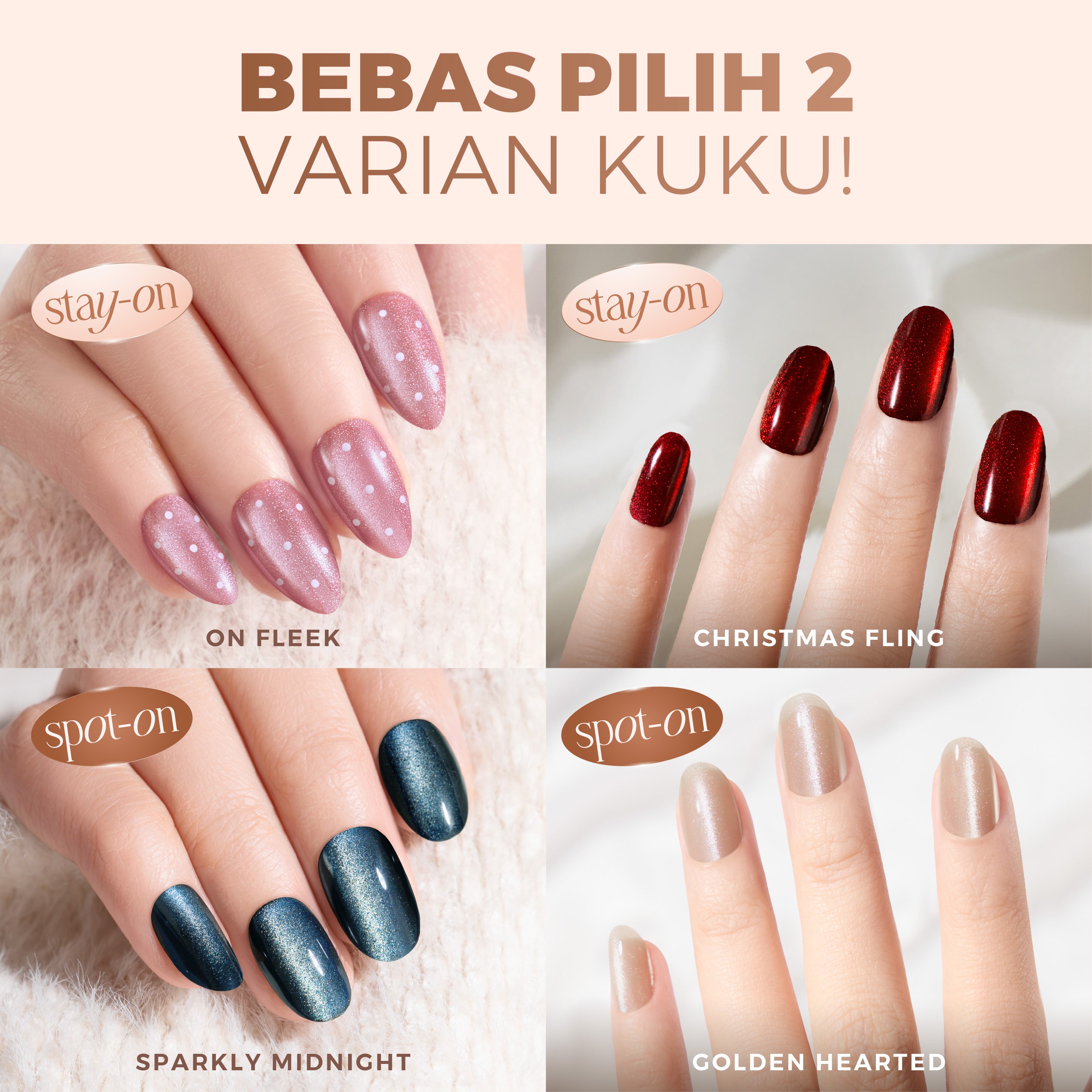 [BUY 1 GET 1] - Eze Nails Cat Eye Nails Series