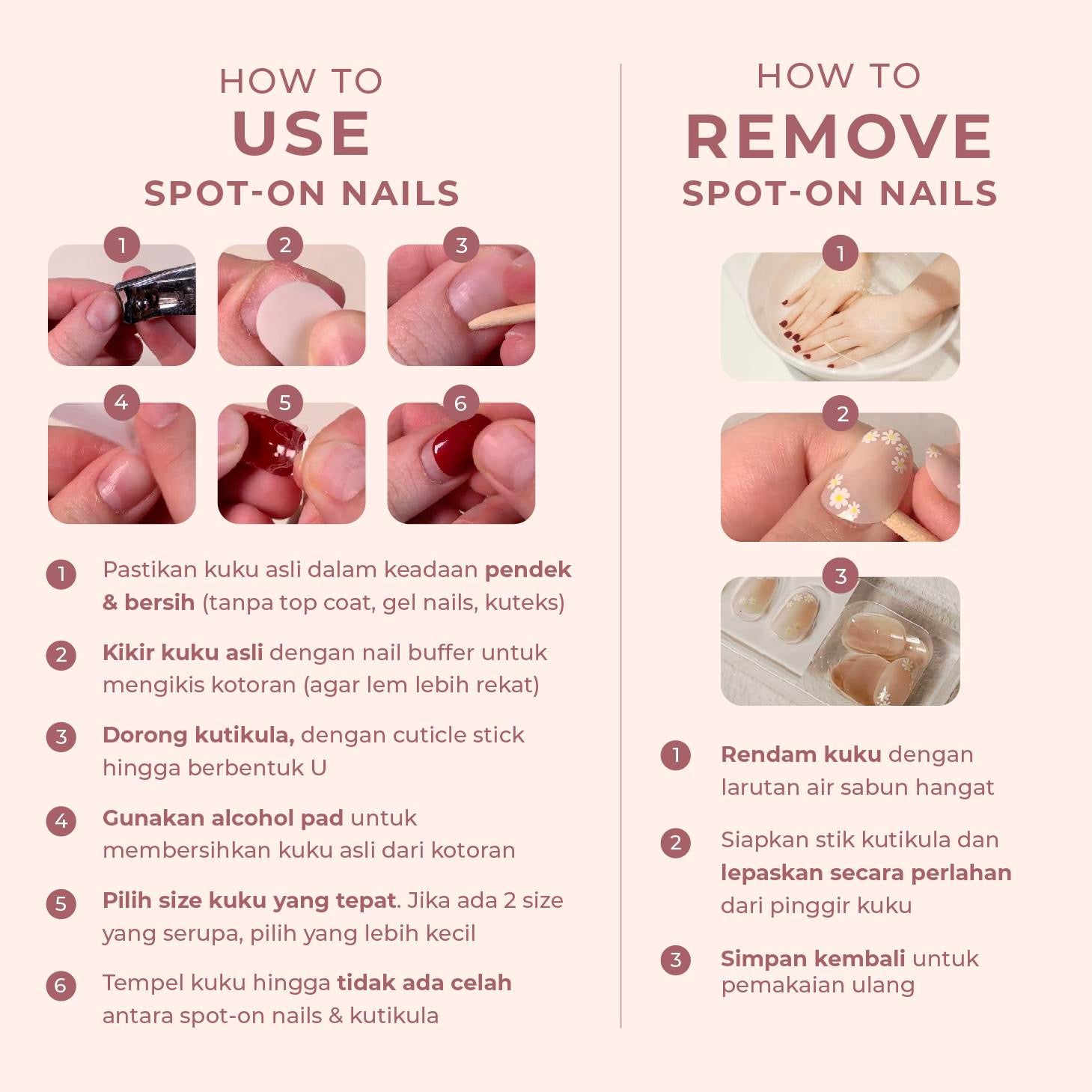 Uncontrollably Curious - Eze Nails Spot On Manicure (Kuku Palsu Tempel)