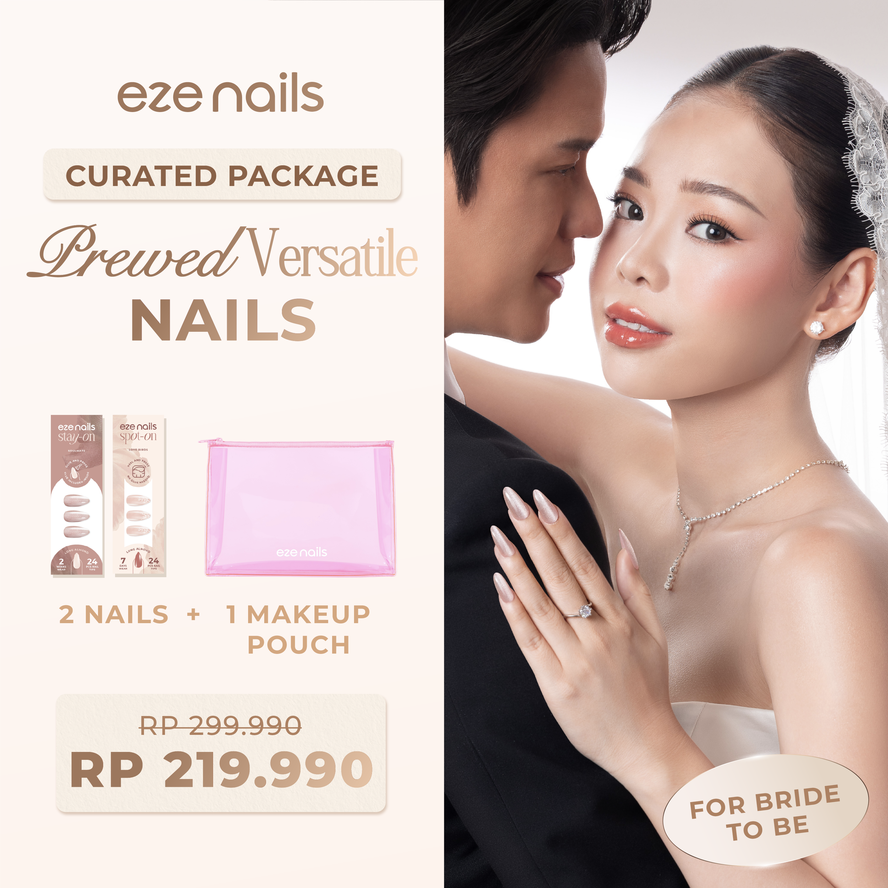 [BUY 1 GET 1] - Eze Nails Prewed Versatile Nails