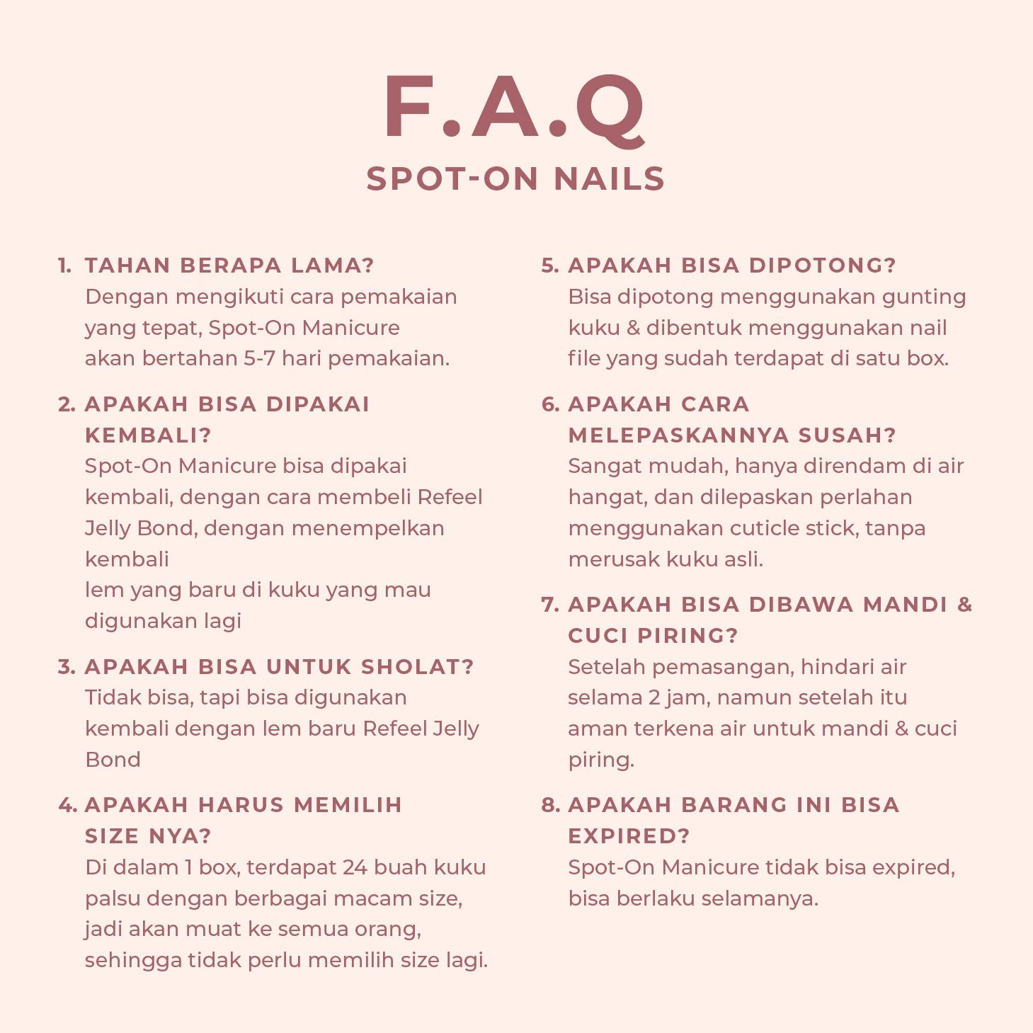 Uncontrollably Curious - Eze Nails Spot On Manicure (Kuku Palsu Tempel)