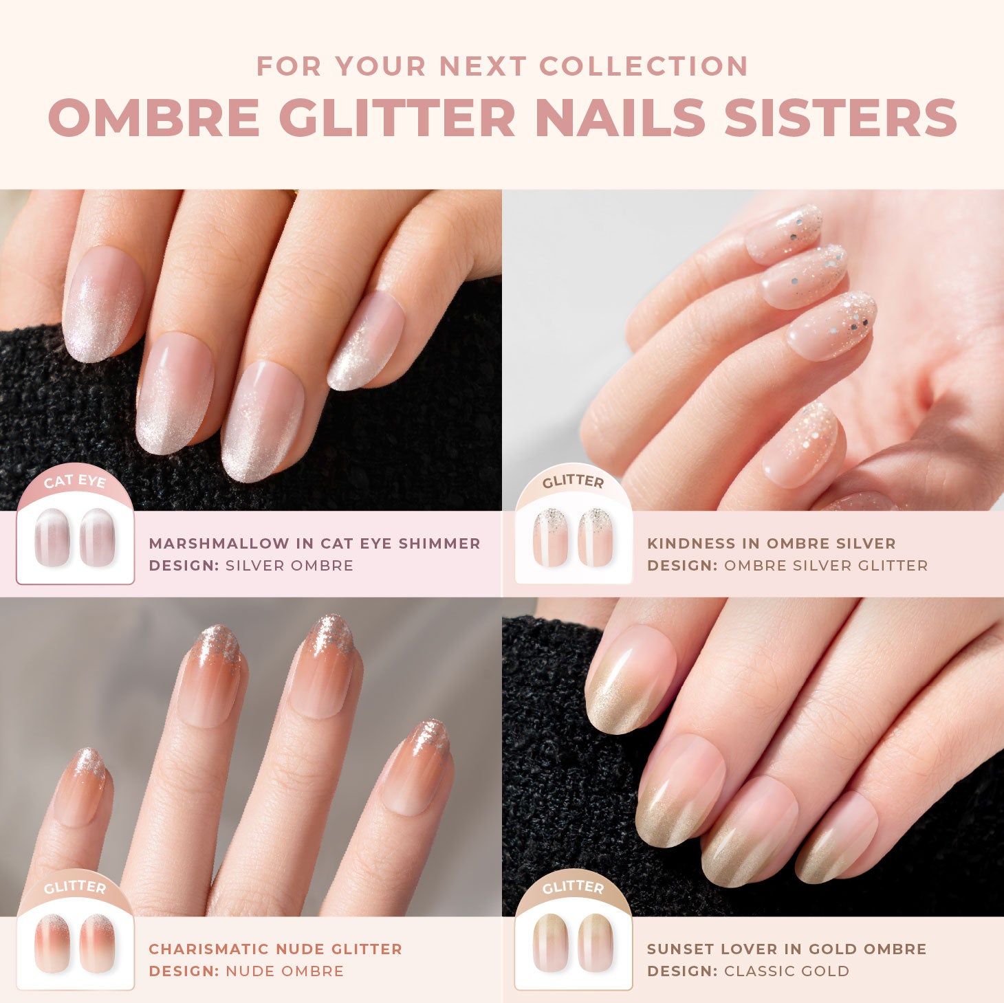 Charismatic in Nude Glitter