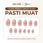 Load image into Gallery viewer, (NEW) Eze Nails x Emy Aghnia - Through Brick and Thin Spot On Manicure (Kuku Palsu Tempel)
