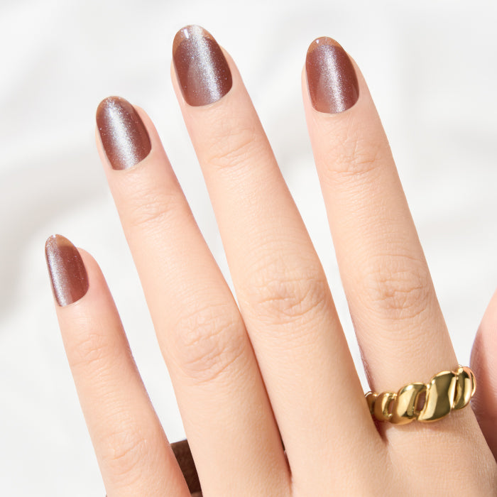 (NEW) Eze Nails x Stefany Talita - Latte Us Be Real Spot On Manicure (Kuku Palsu Tempel)