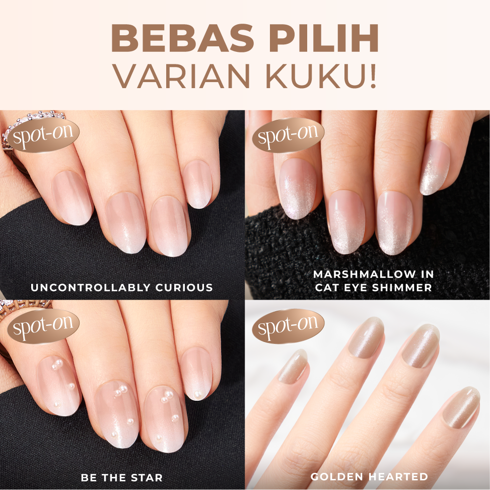 [BUY 1 GET 1] - Eze Nails White Bride Nails