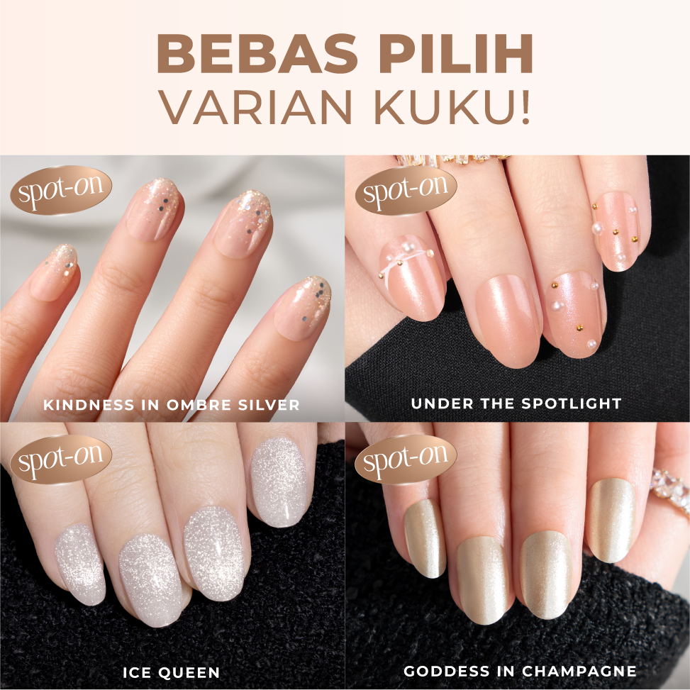 [BUY 1 GET 1] - Eze Nails White Bride Nails