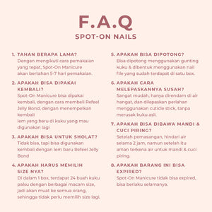 Kopi Arang - Eze Nails Spot On Manicure (Kuku Palsu Tempel)