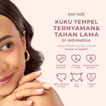 Load image into Gallery viewer, Eze Nails x Elika Boen - Be My Fortune In Red Glitter Spot On Manicure (Kuku Palsu Tempel)
