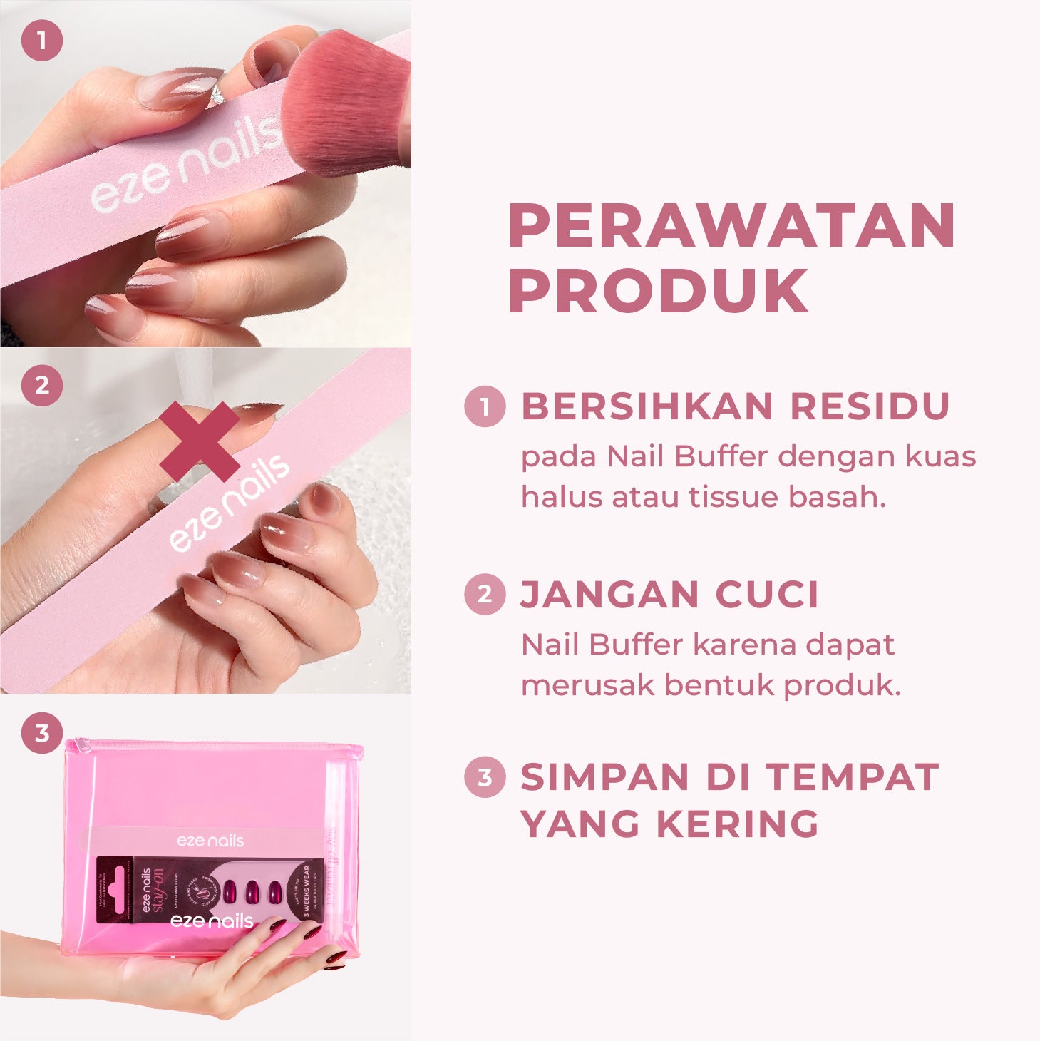 Eze Nails – Nail Buffer (Penghalus Kuku)