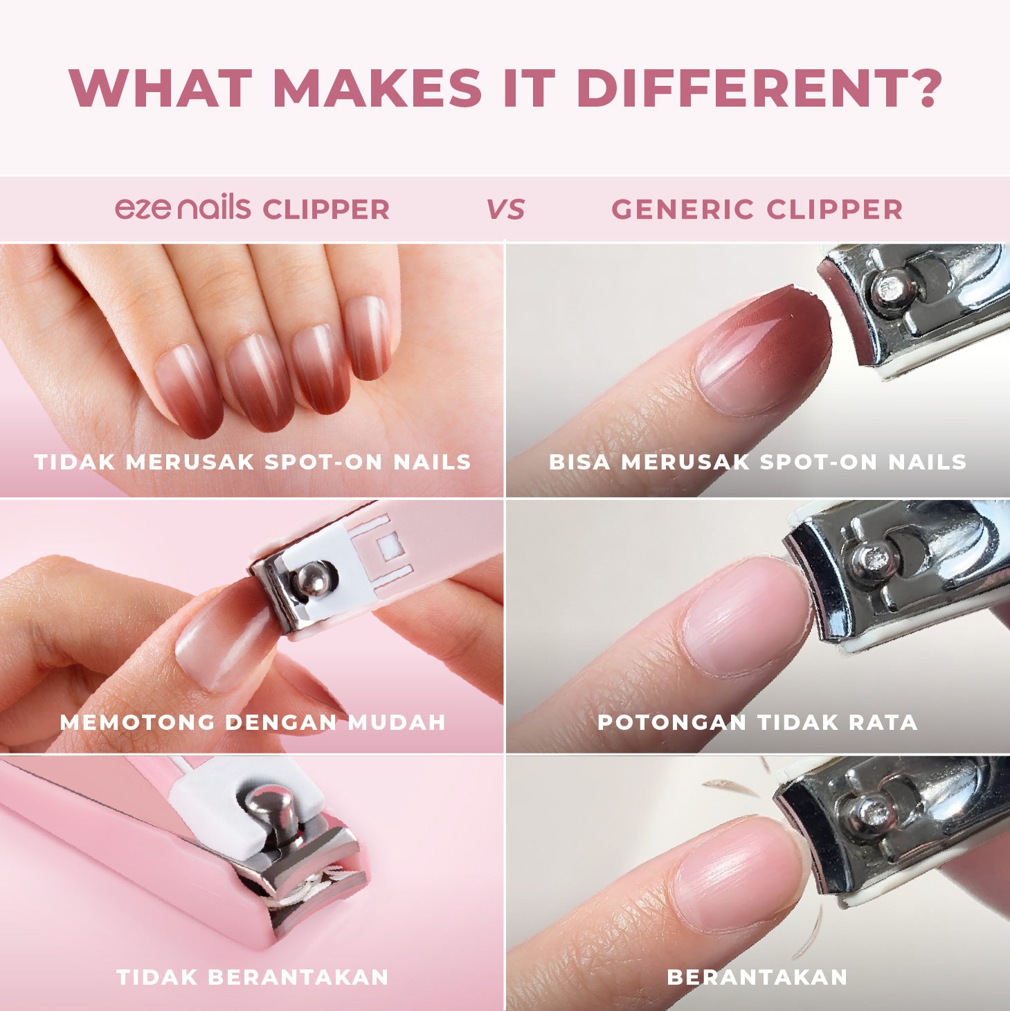 Eze Nails – Nail Clipper (Alat Pemotong Kuku)