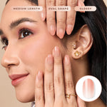 Load image into Gallery viewer, Gentle in Ombre Blush - Eze Nails Spot On Manicure (Kuku Palsu Tempel)
