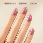 Load image into Gallery viewer, Peaceful in Dusty Rose - Eze Nails Spot On Manicure (Kuku Palsu Tempel)
