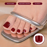 Load image into Gallery viewer, Red Carpet Ready - Eze Nails Spot On Pedicure (Kuku Palsu Tempel)
