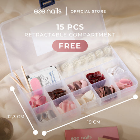BUNDLE BEST SELLING NAILS:  BUY 3 GET 5 (3 Spot On Nails + FREE 1 Refeel Manicure + FREE 1 Nail Storage)