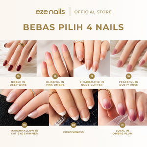 Eze Nails - BUNDLE BRIDAL — BUY 4, SAVE MORE (4 SPOT ON MANICURE - BEBAS PILIH)