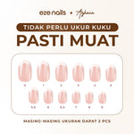 Load image into Gallery viewer, (NEW) Eze Nails x Emy Aghnia - BFF (Best French Forever) Spot On Manicure (Kuku Palsu Tempel)
