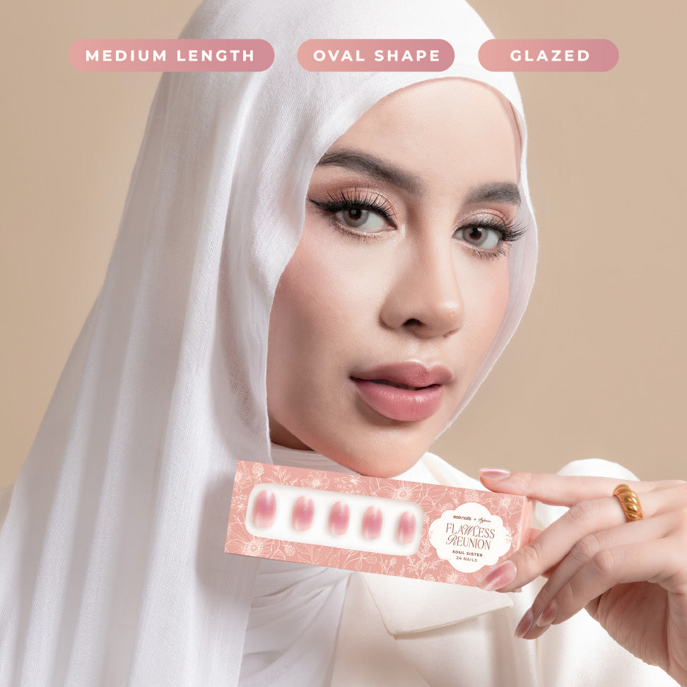 (NEW) Eze Nails x Emy Aghnia - Soul Sister Spot On Manicure (Kuku Palsu Tempel)