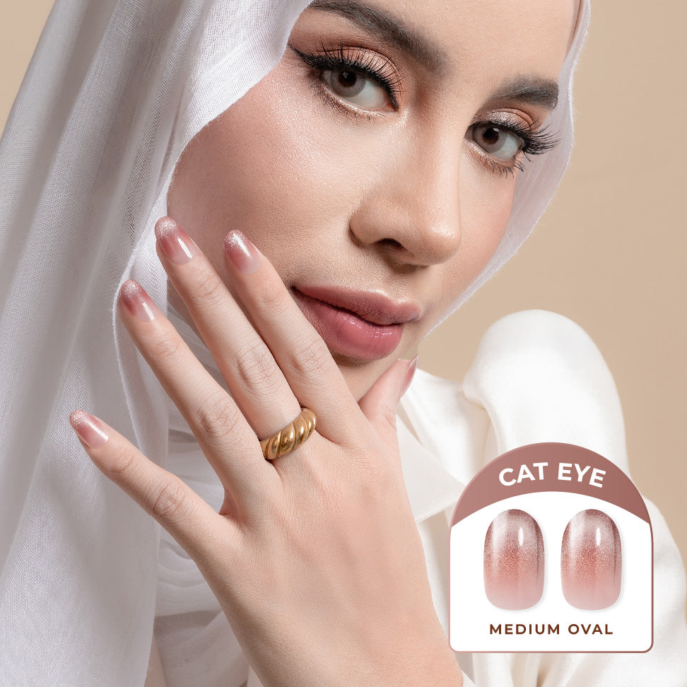 (NEW) Eze Nails x Emy Aghnia - Through Brick and Thin Spot On Manicure (Kuku Palsu Tempel)