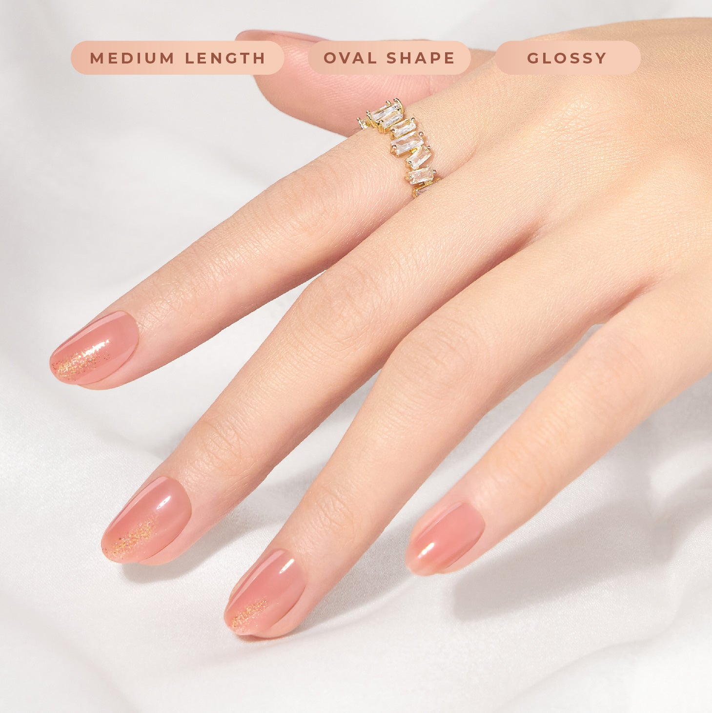 (NEW) Eze Nails x Molita Lin - Everlasting Bloom Spot On Manicure (Kuku Palsu Tempel)