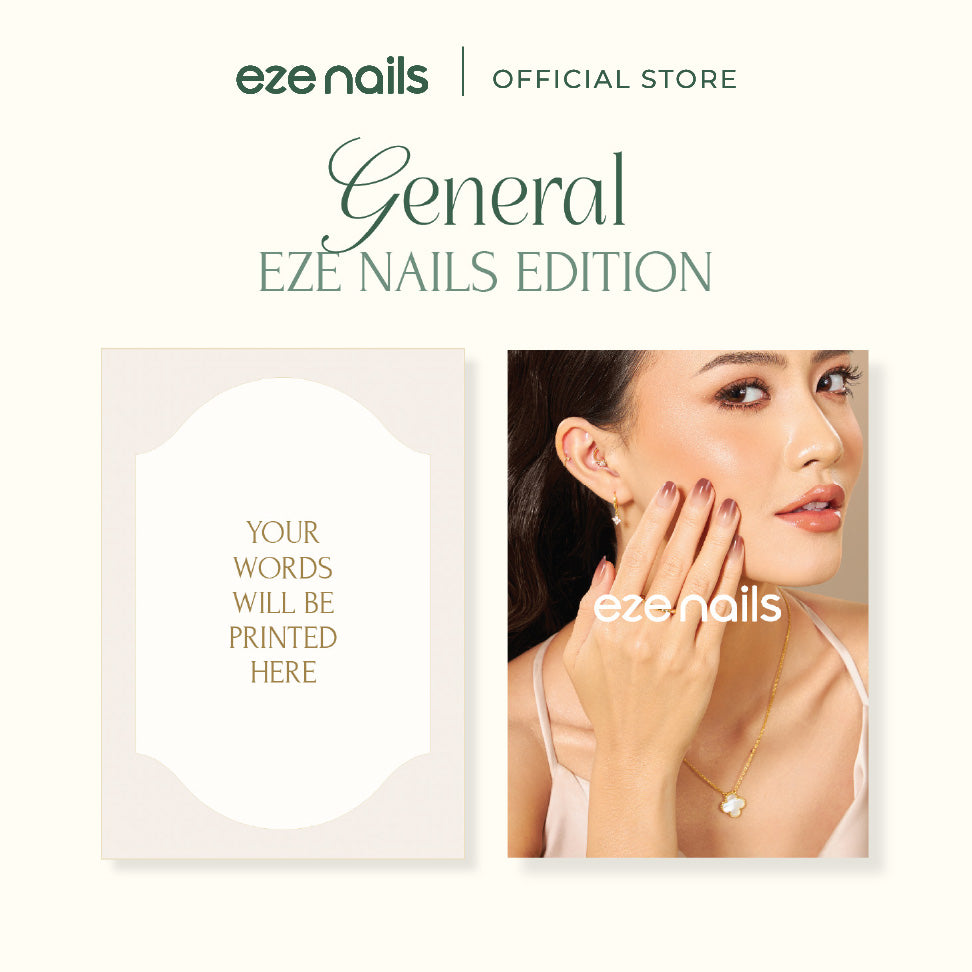 Eze Nails - Greetings Card (Customize Words)