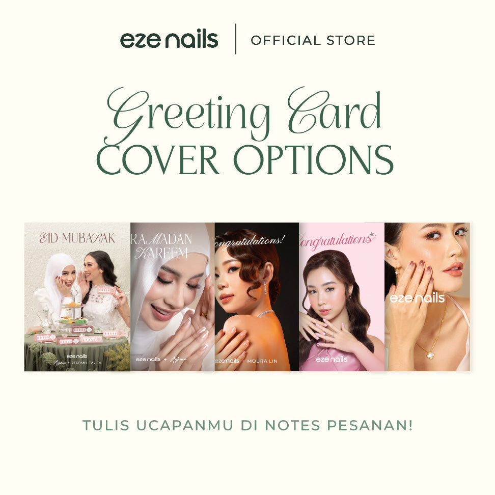 Eze Nails - Greetings Card (Customize Words)