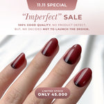 Load image into Gallery viewer, Dark Red Ombre - Eze Nails Spot On Manicure (Kuku Palsu Tempel)
