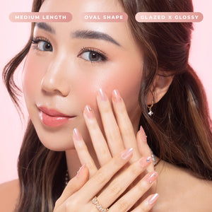 (NEW) Eze Nails x Shannon Dorothea - Diamond Queen Spot On Manicure (Kuku Palsu Tempel)