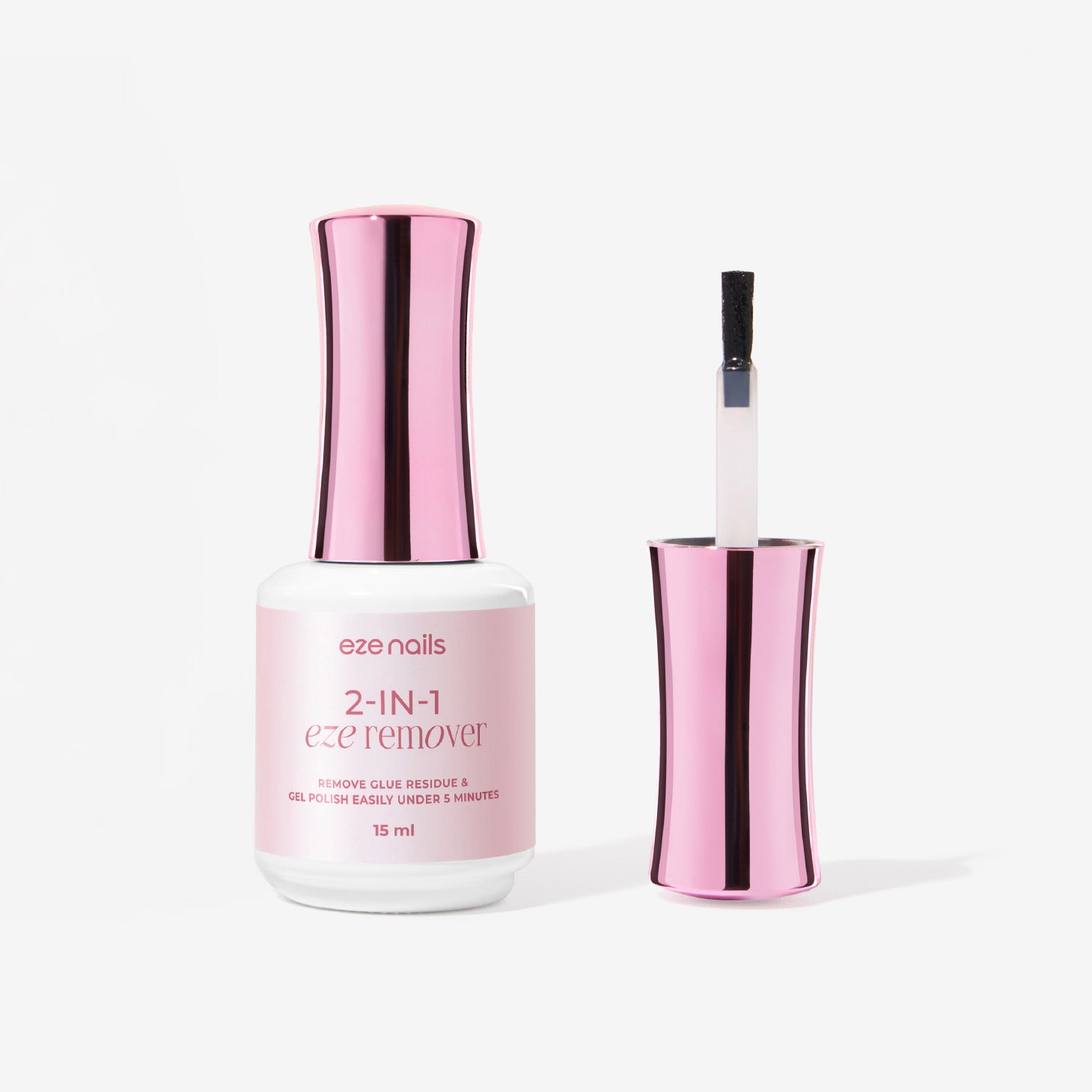 2-in-1 Eze Remover (Pembersih Bekas Lem Kuku Palsu & Gel Nails Remover)