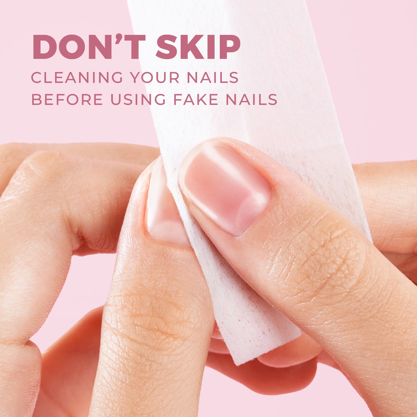 Nail Wipes Prep Pad With Vit.E