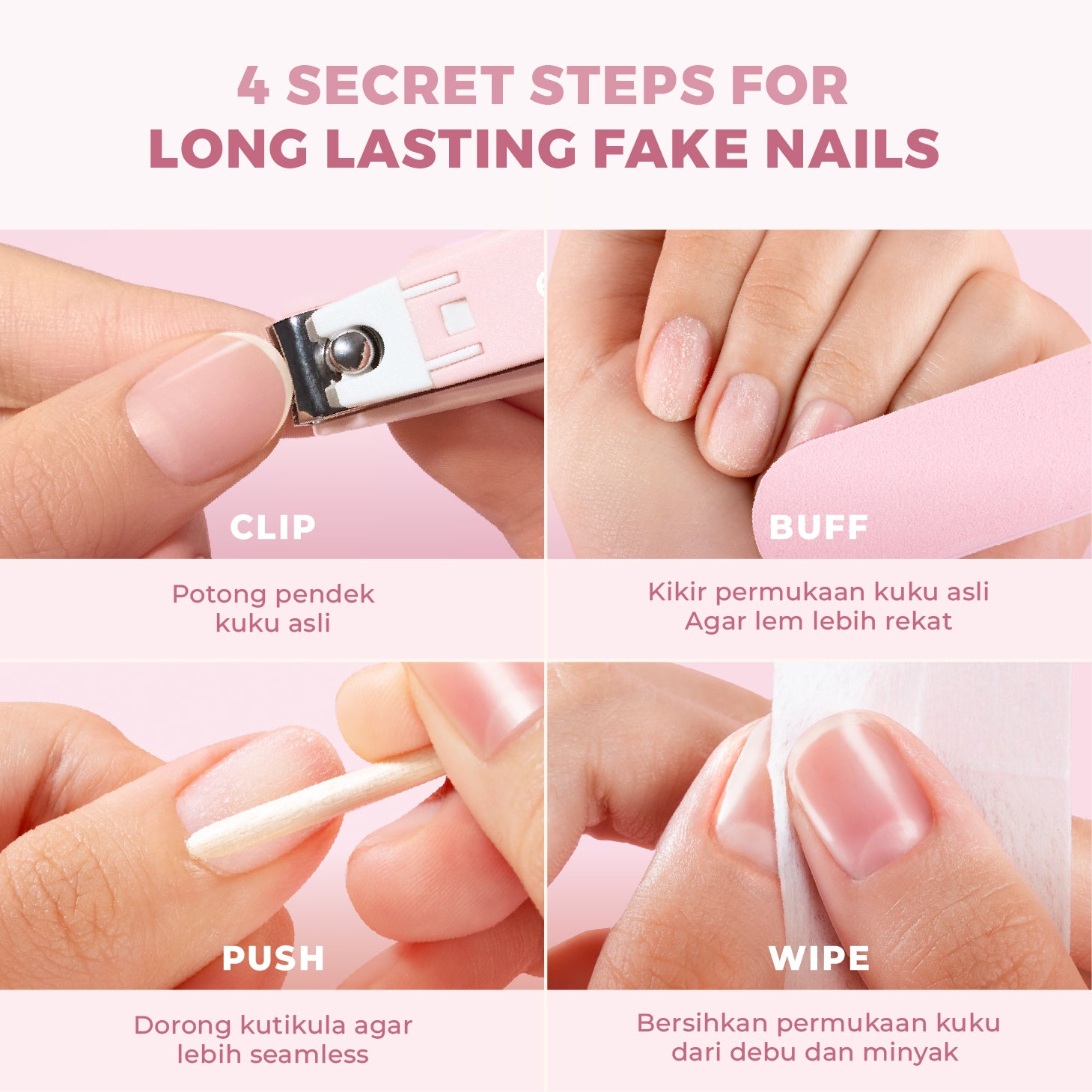 Nail Wipes Prep Pad With Vit.E