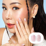 Load image into Gallery viewer, Eze Nails X Shannon Dorothea - Pink Me Up in Champagne Spot On Manicure (Kuku Palsu Tempel)
