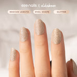 Load image into Gallery viewer, (NEW) Eze Nails x Elika Boen - So Blessed In Matte Glitter Spot On Manicure (Kuku Palsu Tempel)
