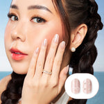 Load image into Gallery viewer, Eze Nails X Shannon Dorothea - Sun Kissed in Sparkle Pearl Spot On Manicure (Kuku Palsu Tempel)
