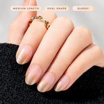 Load image into Gallery viewer, Eze Nails X Shannon Dorothea - Sunset Lover In Gold Ombre Spot On Manicure (Kuku Palsu Tempel)
