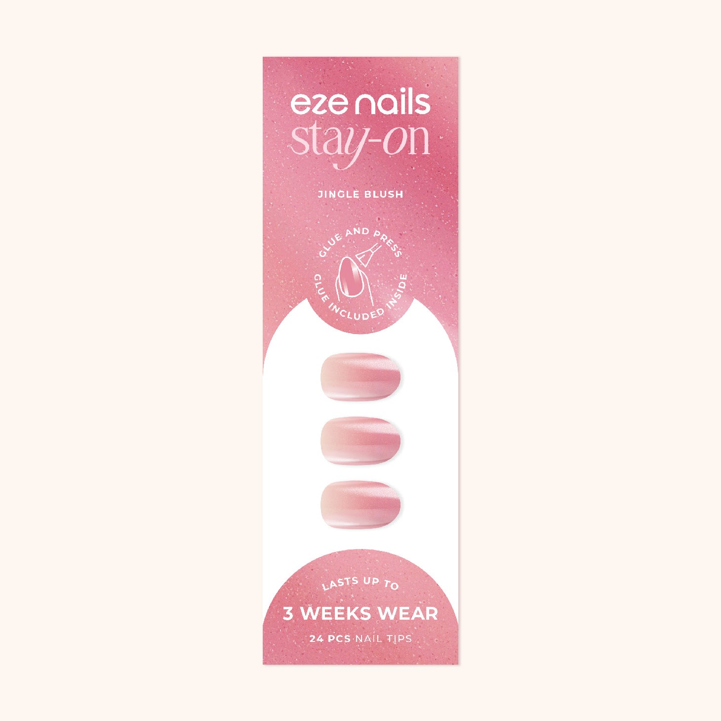 Stay On Nails - Jingle Blush