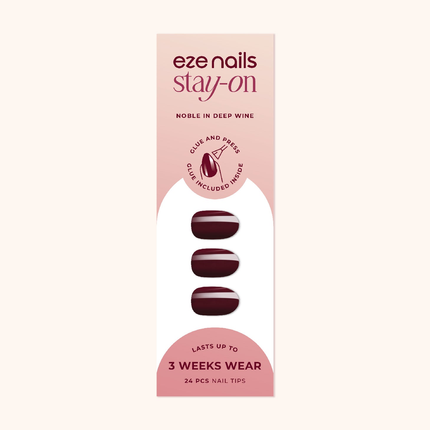 Stay On Nails - Noble In Deep Wine