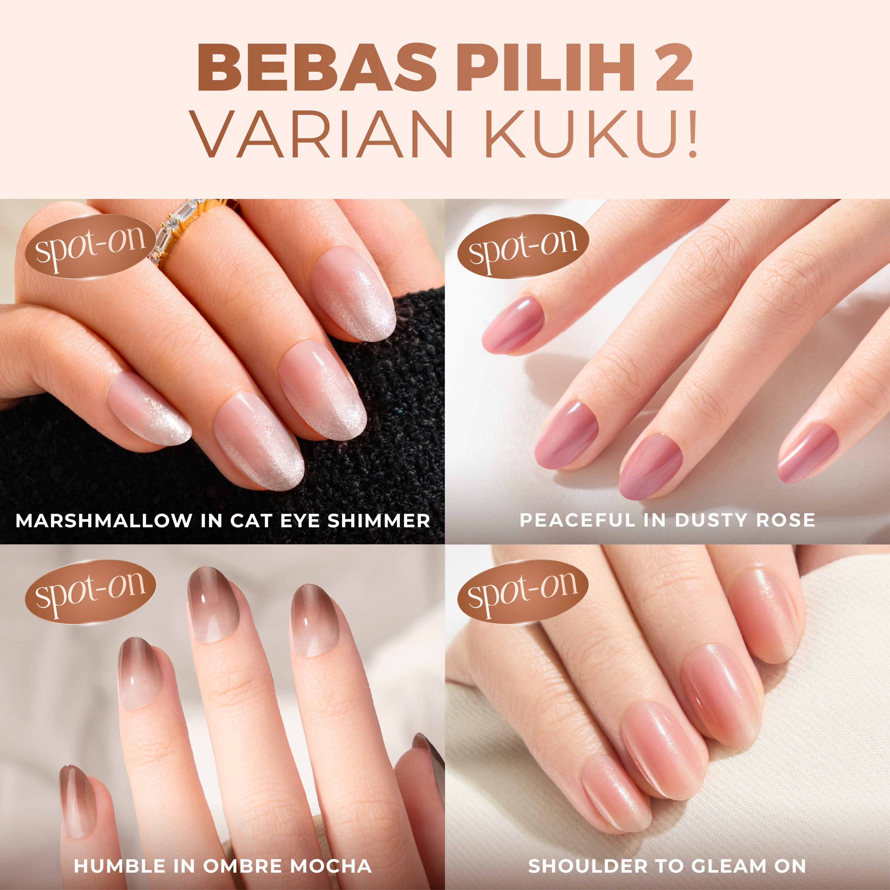 [BUY 1 GET 1] - Eze Nails Ombre Nails Series