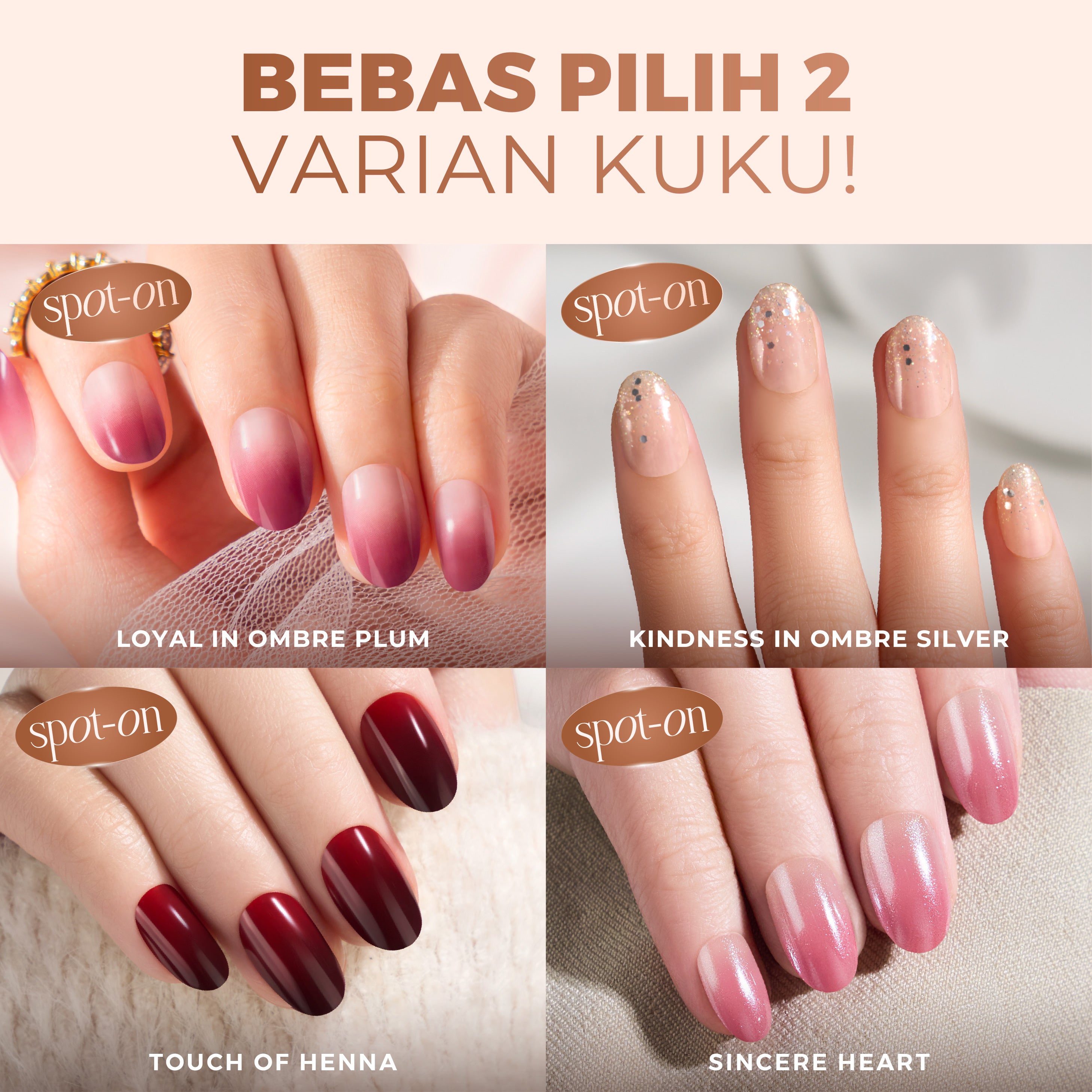 [BUY 1 GET 1] - Eze Nails Ombre Nails Series