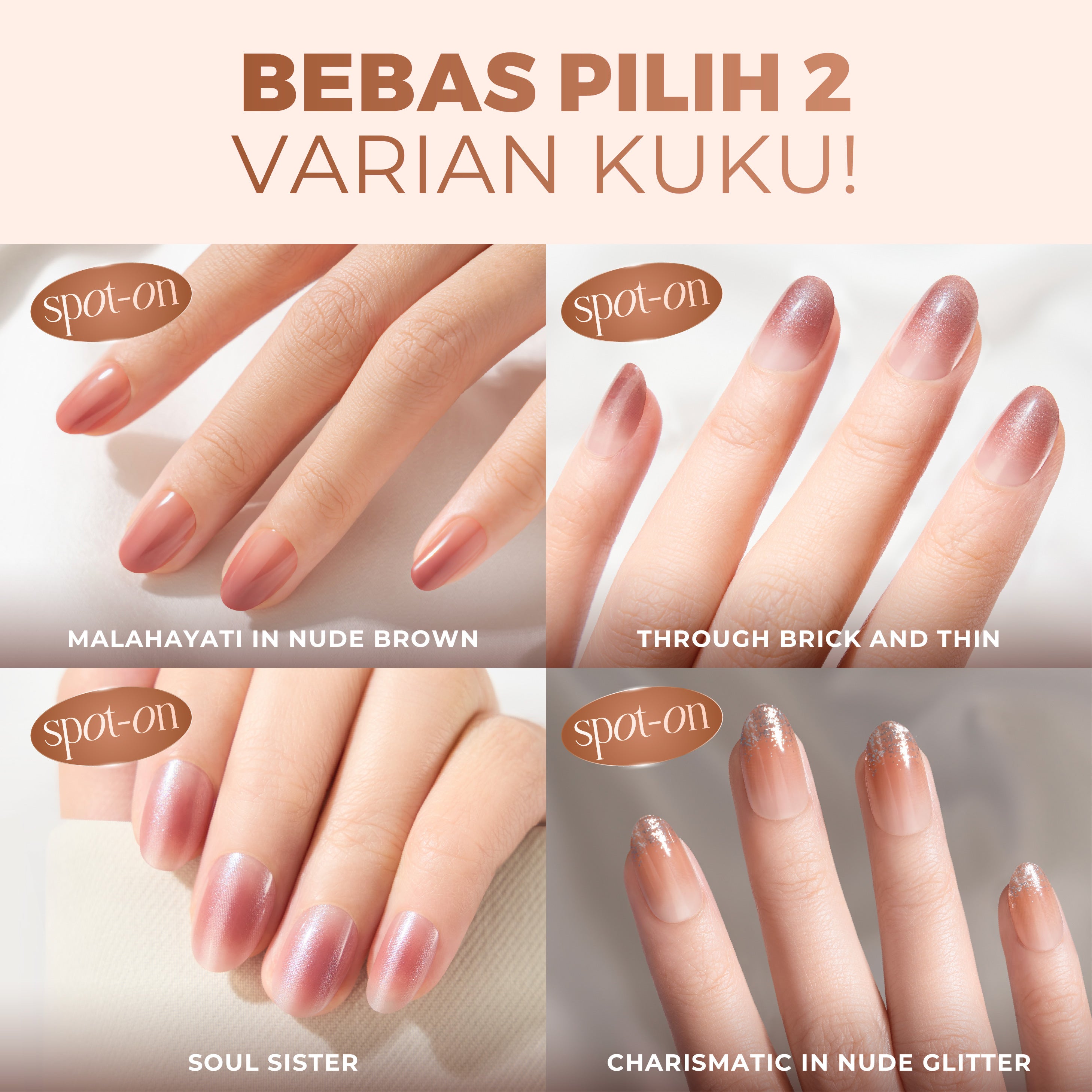 [BUY 1 GET 1] - Eze Nails Ombre Nails Series