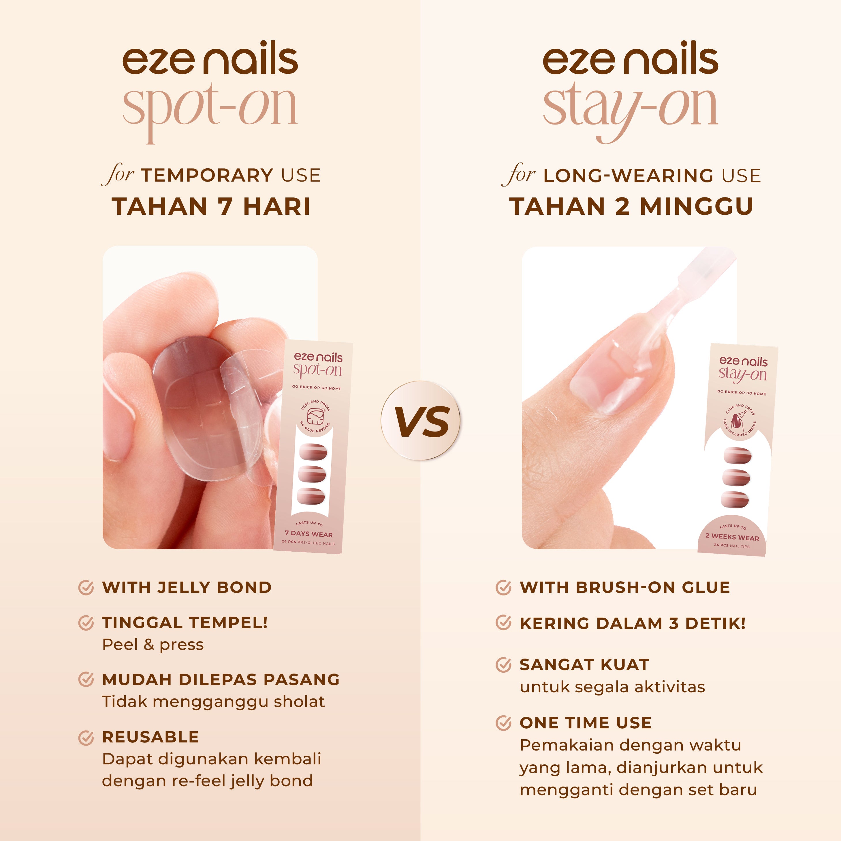 [BUY 1 GET 1] - Eze Nails Ombre Nails Series