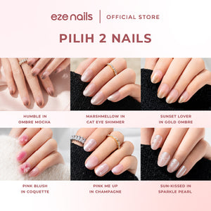 BUNDLE BEST SELLING NAILS:  BUY 2 GET 5 (2 Spot On Nails + FREE 1 Refeel Manicure + 2 Nail Tips Pouch)