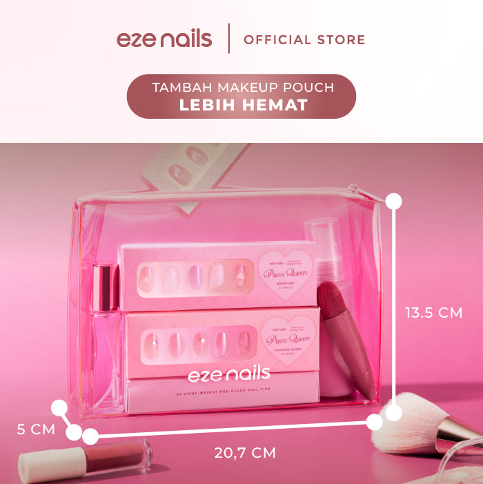 BUNDLE BEST SELLING NAILS:  BUY 3 GET 6 (3 Spot On Nails + FREE 1 Refeel Manicure + 1 Nail Storage + 1 Makeup Pouch)