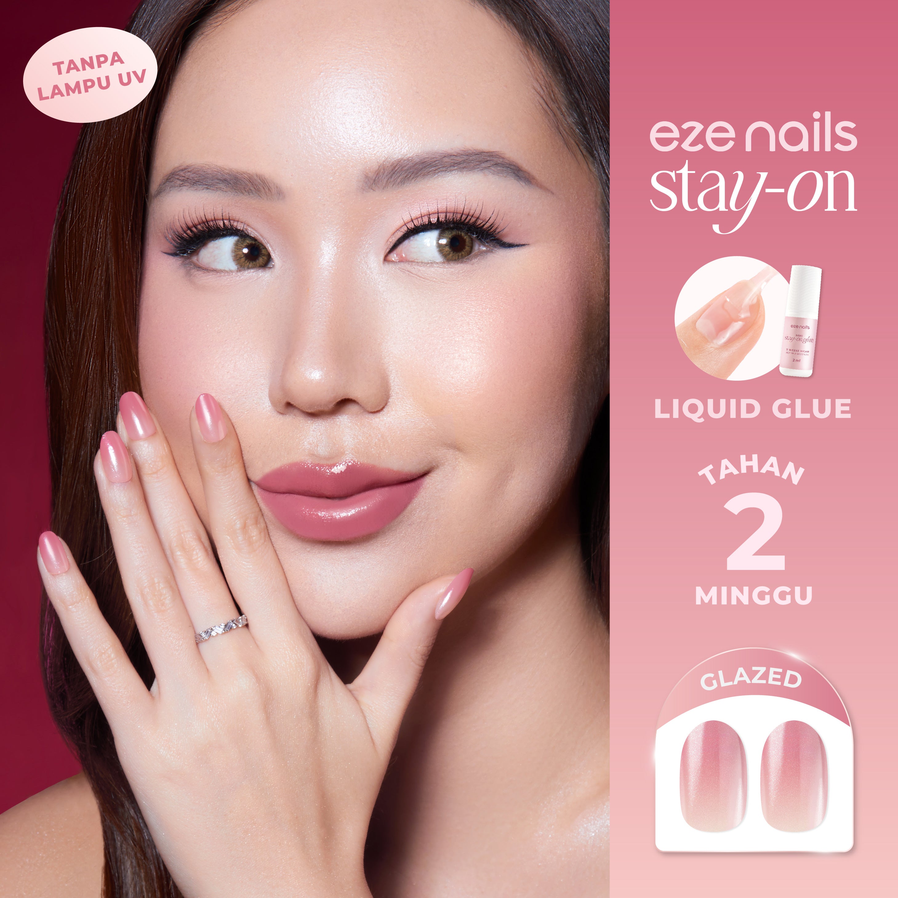 Stay On Nails - Jingle Blush