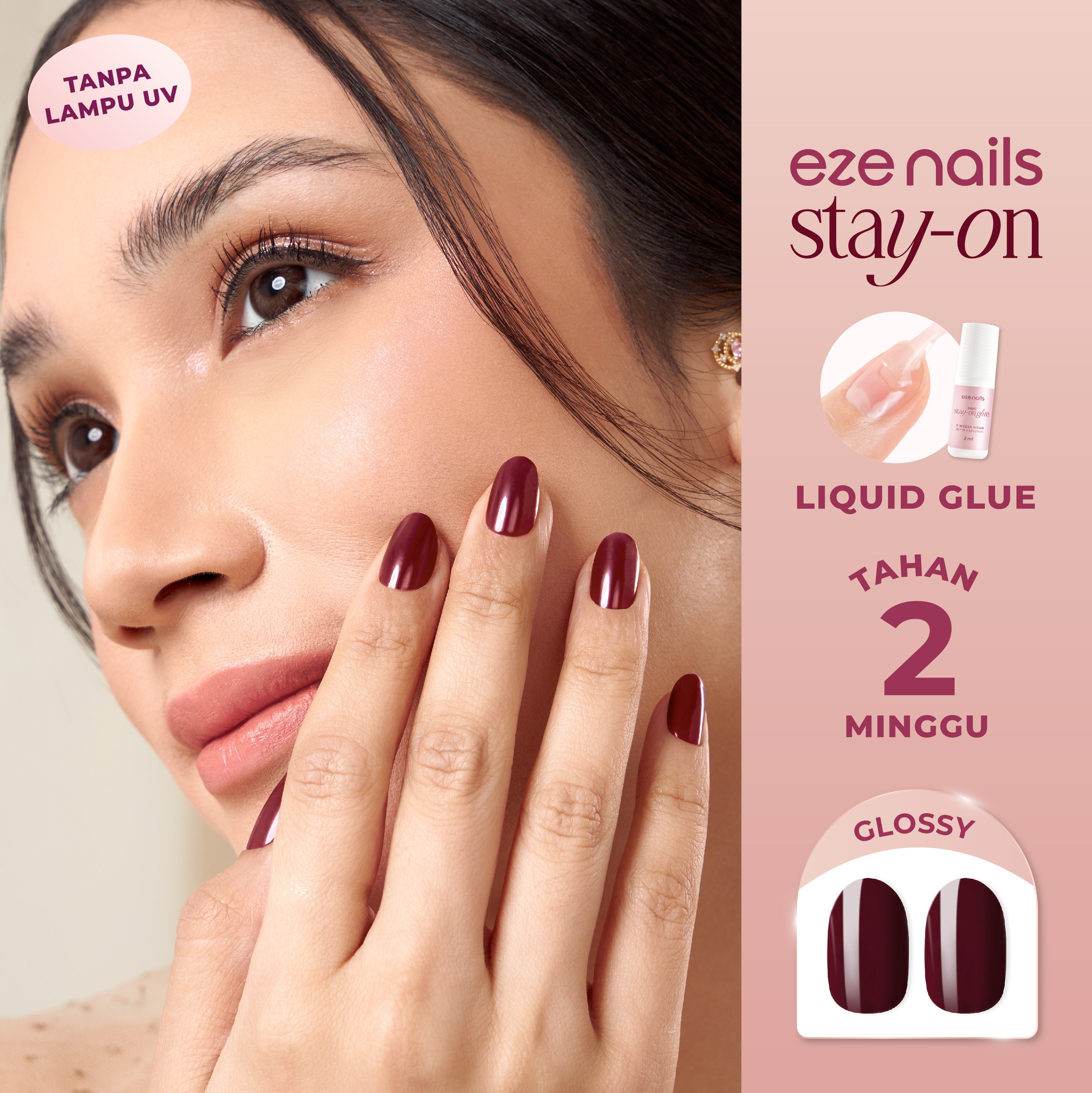 Stay On Nails - Noble In Deep Wine