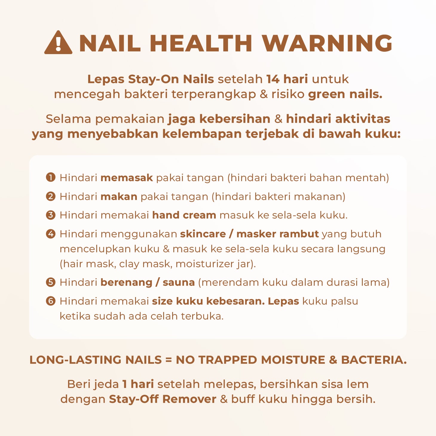 Stay On Nails - Go Brick Or Go Home